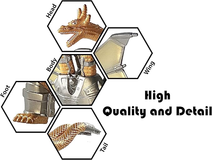 TwCare Godzilla vs. Mecha King Ghidorah Figura de Acción 2021 miniatura 3