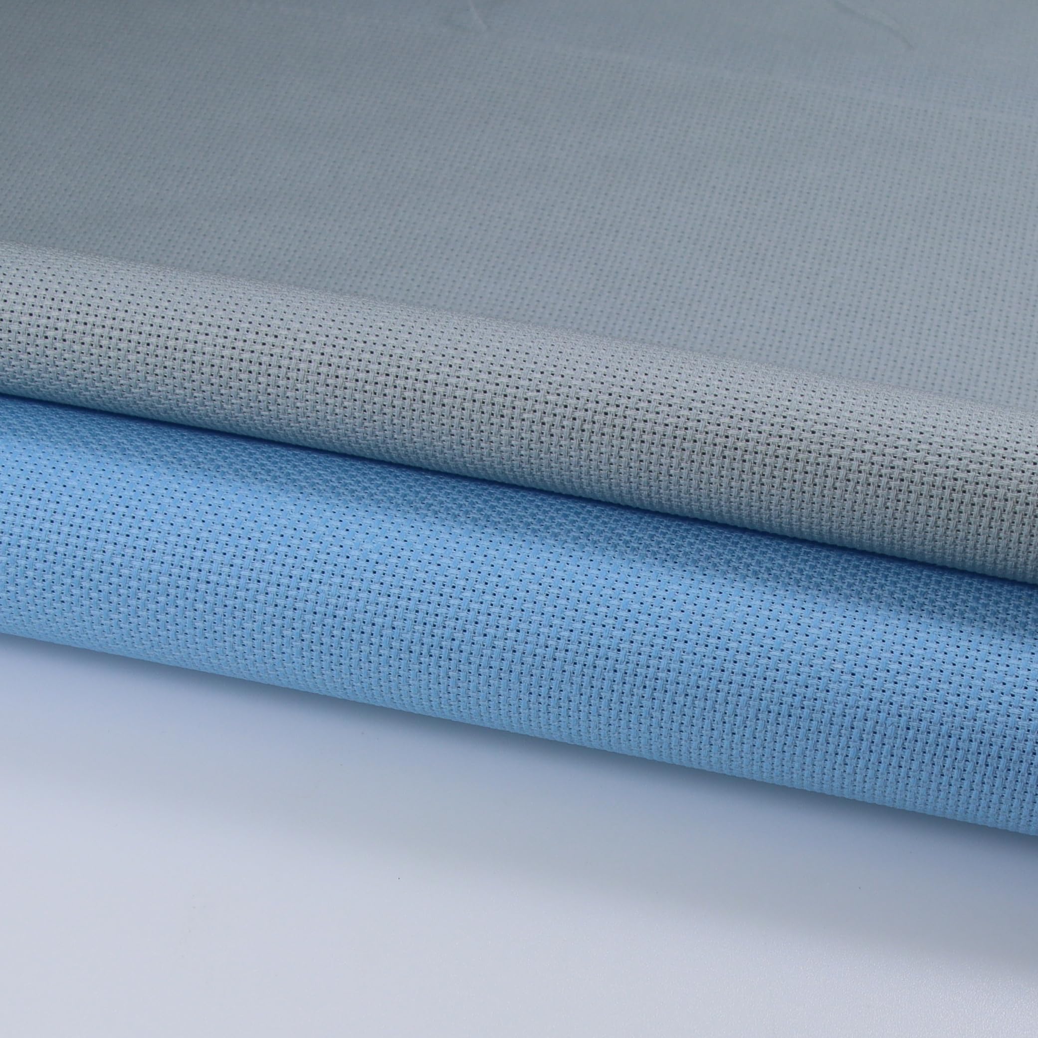 KCS Tessuto Aida Per Punto Croce 16 CT - Cotone Contato - 4 Pezzi 30,5x45,7 Cm - Colore Schiuma Di Mare - 5