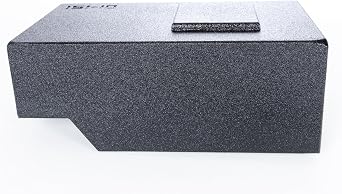Atrend Bbox Single 10" Sealed Subwoofer Enclosure Accu-Tuned Sub Box with Spray-On Bedliner Coating Custom Fit for 1999-2007 Chevy Silverado & GMC Sierra Extended Cab Deep Bass, Tight Sound