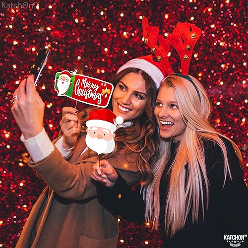 Miniatura 6 de KatchOn, Kit de accesorios para cabina de fotos de Navidad, grande, paquete de 36 | Accesorios de fotos de Navidad para fotografía | Accesorios de