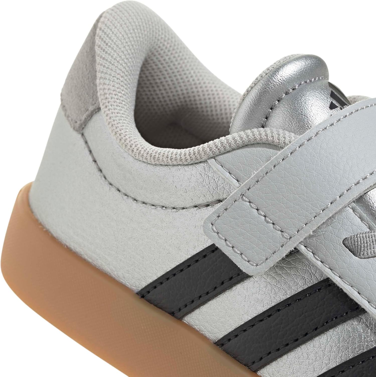 adidas Kids' VL Court 3.0 Elastic Lace & Strap Shoe