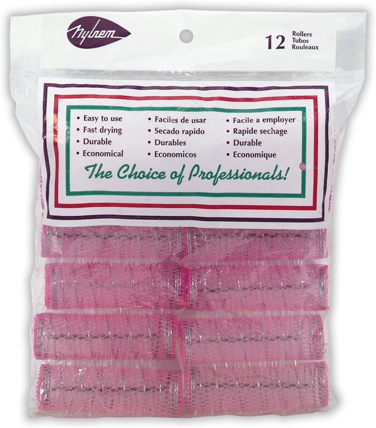 Pink Brush Rollers