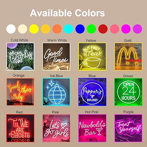 Miniatura 4 de Letrero de neón personalizado, letreros de neón LED personalizados, letrero de neón de boda, letreros de neón personalizados para decoración de