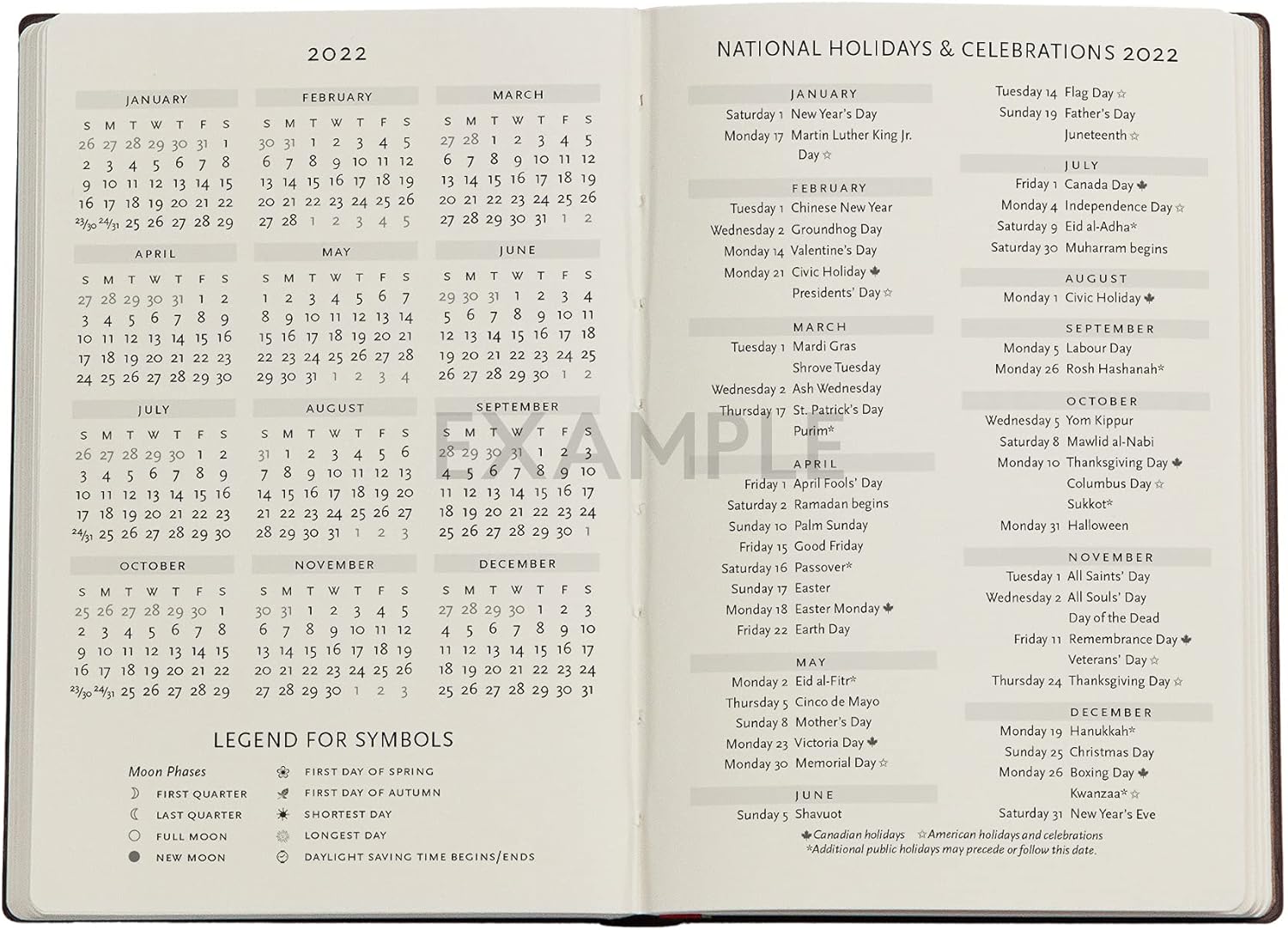 Paperblanks Monet (Bridge), Letter to Morisot 2022 12-Month Hardcover Planner, Mini – Horizontal Week-at-a-Time