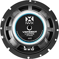 Vista 6 de NVX VSP65KIT 750W Peak (250W RMS) 6.5" V-Series 2-Way Component Speaker System with 25mm Silk Dome Tweeters