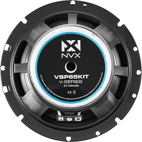 Miniatura 6 de NVX VSP65KIT 750W Peak (250W RMS) 6.5" V-Series 2-Way Component Speaker System with 25mm Silk Dome Tweeters