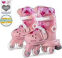 Vista 2 de Volution Learner Twista Patines – Patines ajustables 2 en 1 para niños a partir de 2 años – Convierte de patines de tres ruedas a patines en línea