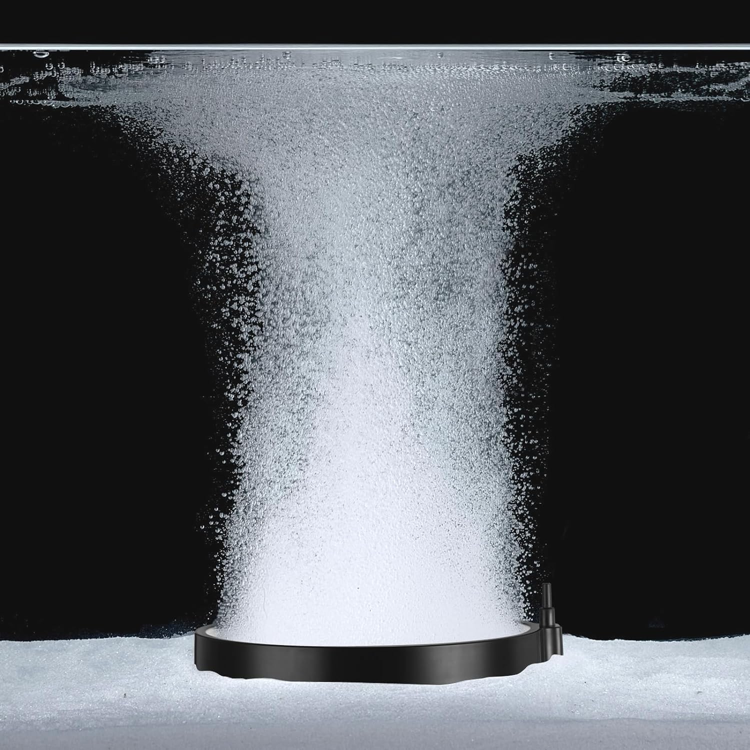 Carefree Fish Aquarium Nanometer Materials Air Stone Disk Fish Tank Hydroponics Bubble Stone Disc 1.4/2/4/6/8 Inch（Air Pump Not Included