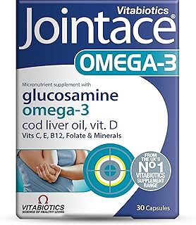 Vitabiotics Jointace Omega 3 Cod Liver Oil Glucosamine, 30 Capsules