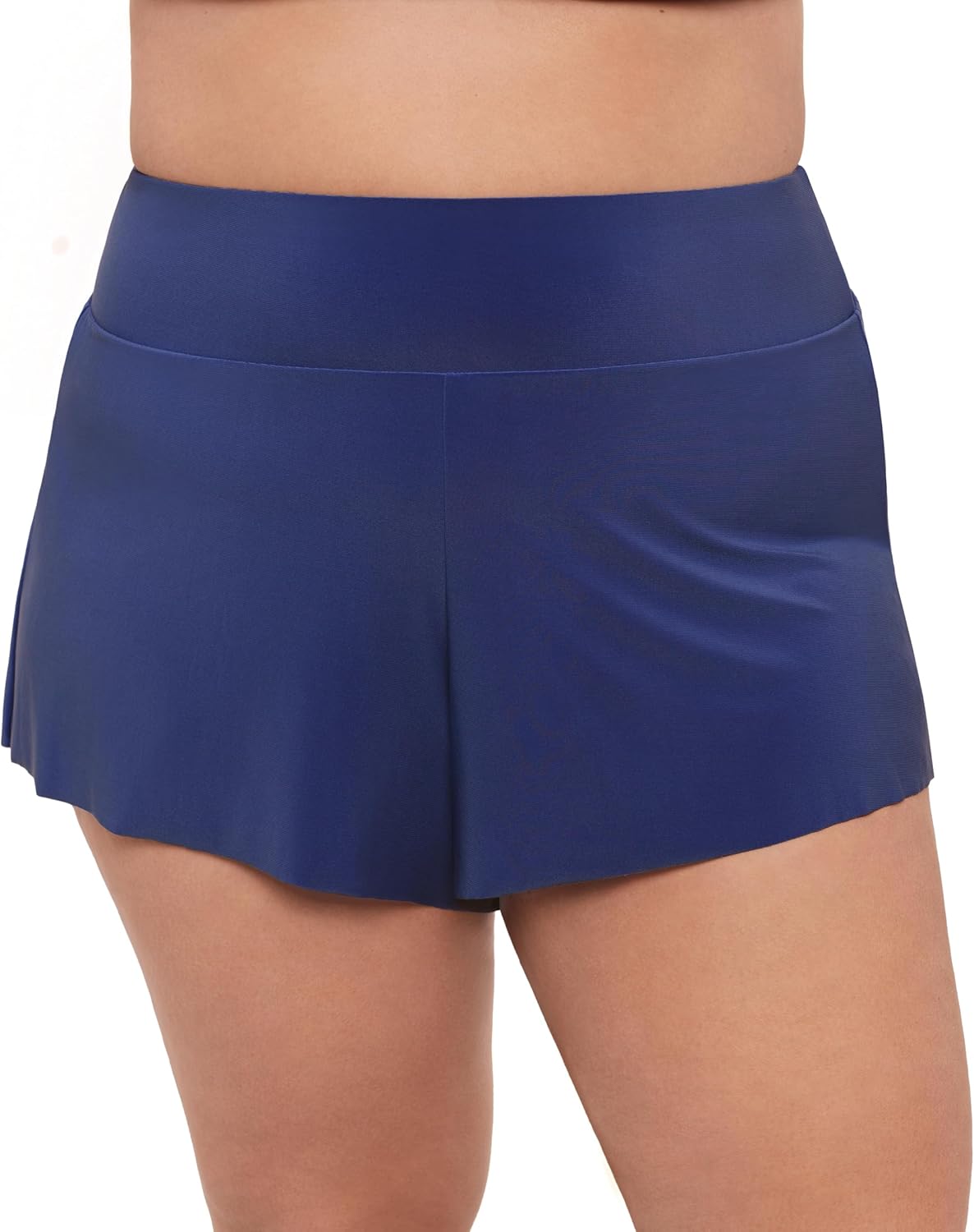 Aqua Green Women's High Waist Beach Swim Short Bottom