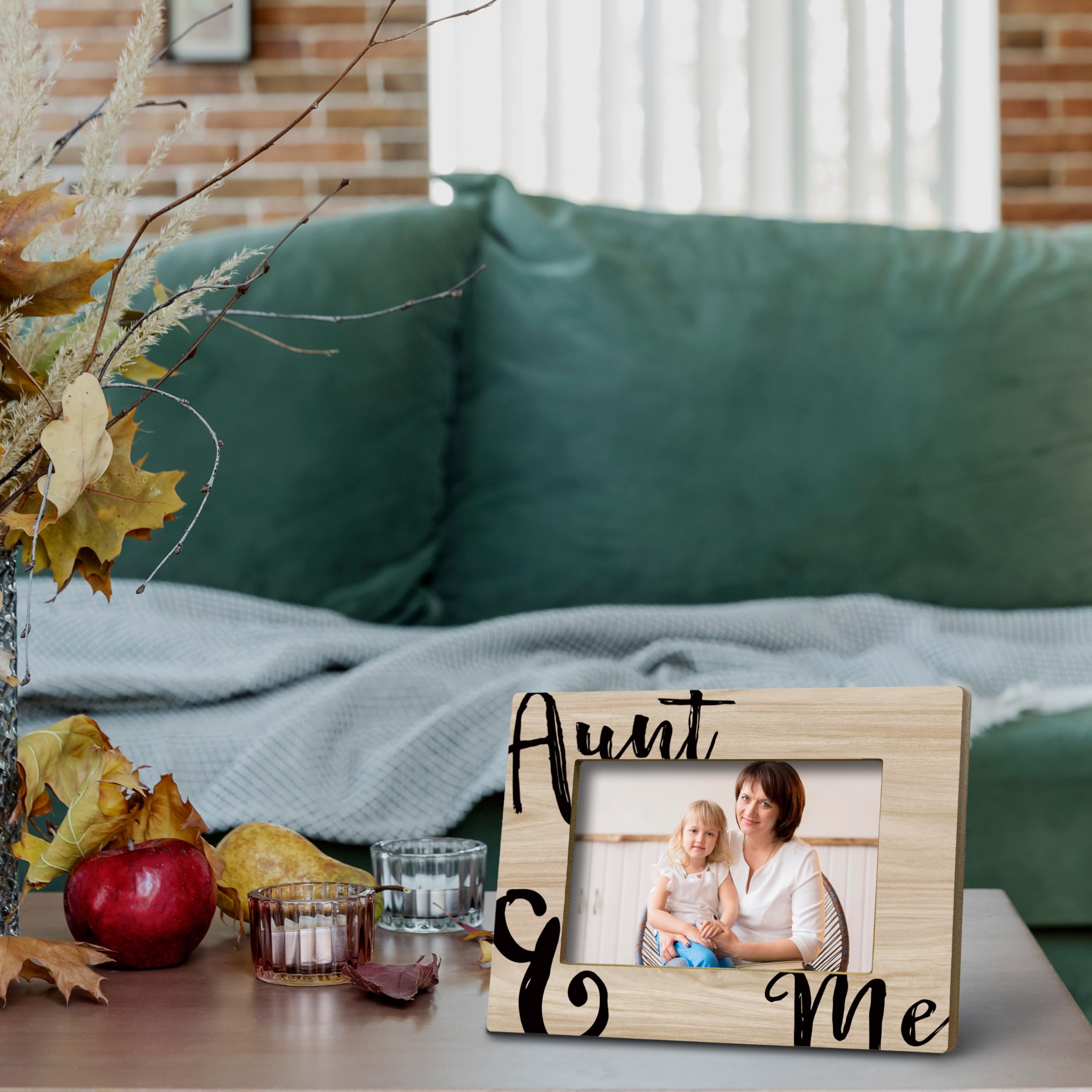 Cadre Photo 'Meilleure Tante' HUKINE - Cadeau Personnalisé 10x15 Cm