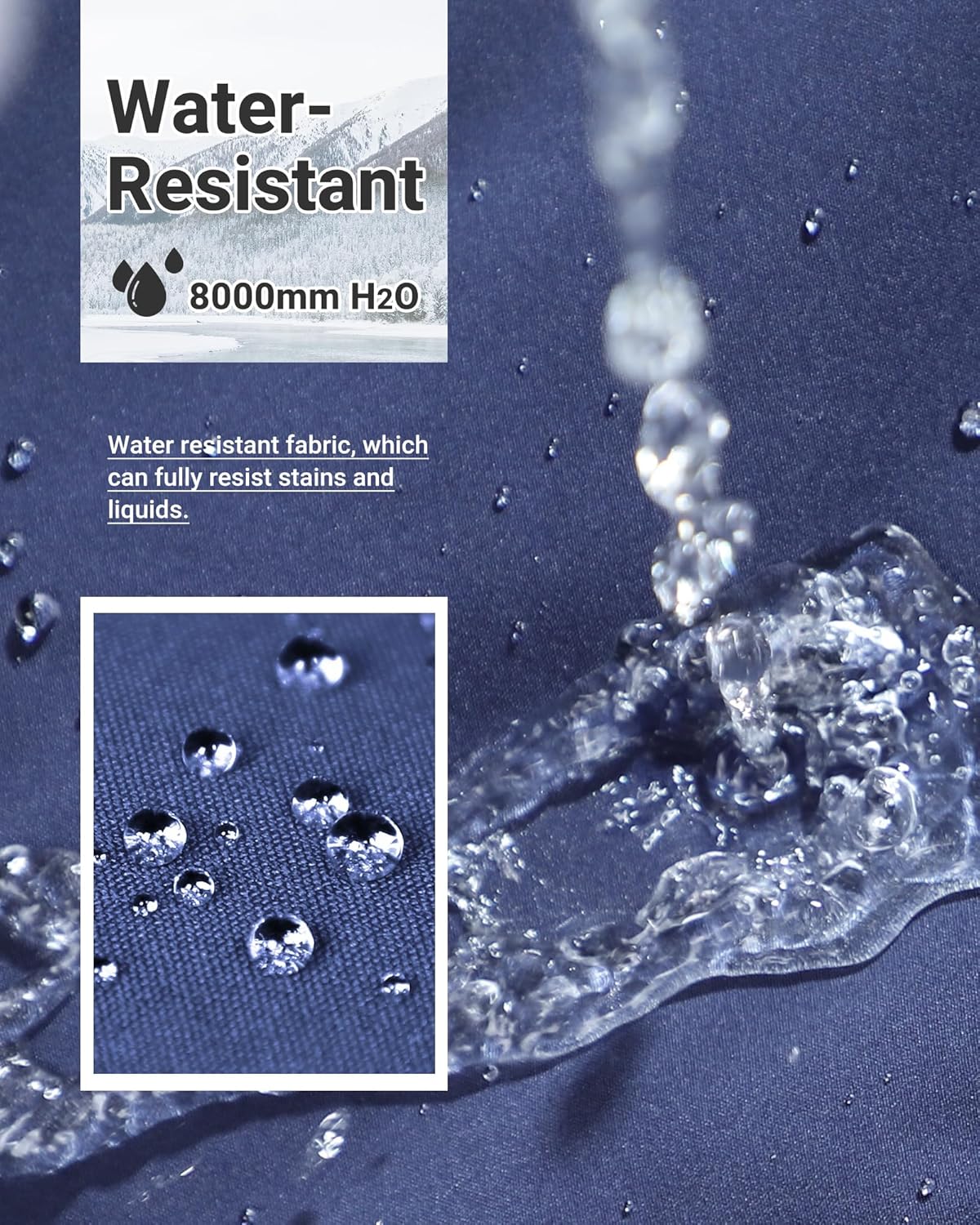 Outdoor Ventures Fleece Lined Waterproof Pants Women Ski Snow Insulated Softshell Snowboard Hiking with Boot Cut - Image 3