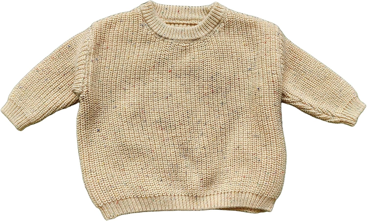 Bestgift Children's Solid Color Sweater Fall and Winter Pullover Knit Sweater Tops