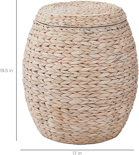 Miniatura 2 de Best Choice Products Cesta de almacenamiento de jacinto multiusos, decoración de plantas, bolsa organizadora tejida a mano para dormitorio, sala de