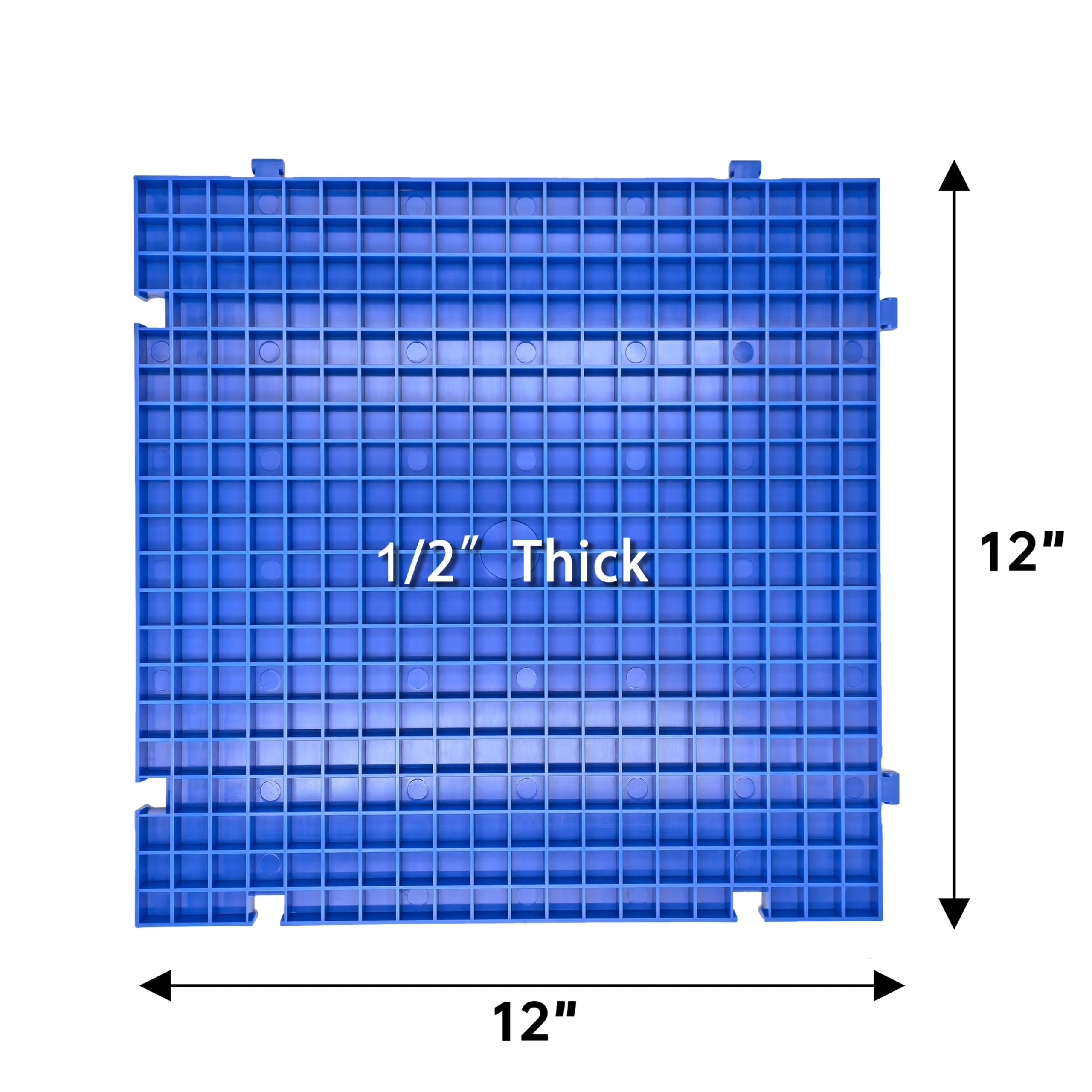 12x12 Inch Stained Glass Cutting Mat - Double Layer Detachable Grid Mat For Scoring & Cutting Glass, Catches Glass Shards 8 thumbnail image