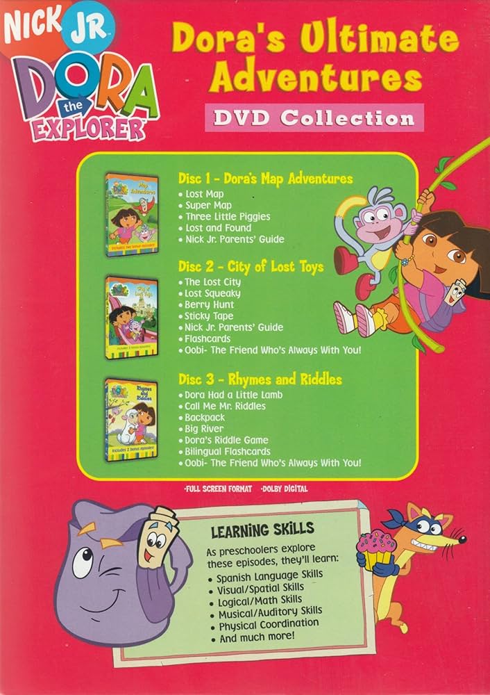Amazon.com: Dora the Explorer: Dora's Ultimate Adventures DVD