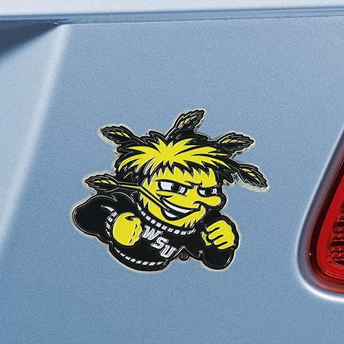 Miniatura 10 de FANMATS NCAA 3D Color Metal Emblem, Diecut Team Logo Auto Emblem