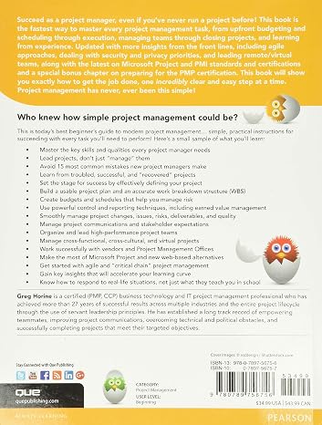 Project Management: Absolute Beginner's Guide