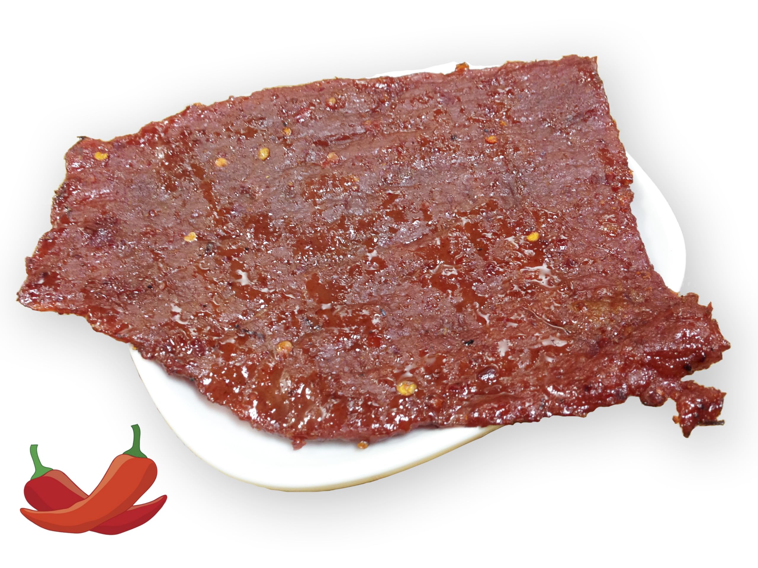 Singapore Street Food, Fire-Grilled Beef Jerky (Sweet Spicy Flavor 12oz) *Fresh Grilled to Order *Shipped the Same Day *L.A. Times "Handmade Gift" Winner