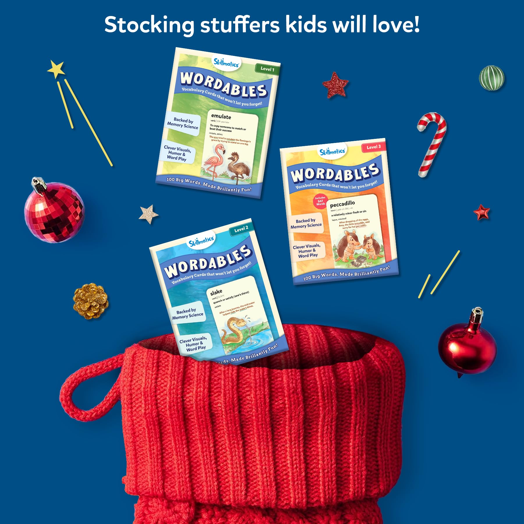 Snapklik.com : Skillmatics Vocabulary Flash Cards For Kids - Learn 100 ...