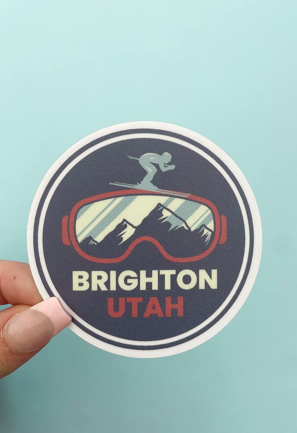 Ski Resort Stickes, 15 Pcs, 3 Inch Waterproof Vinyl