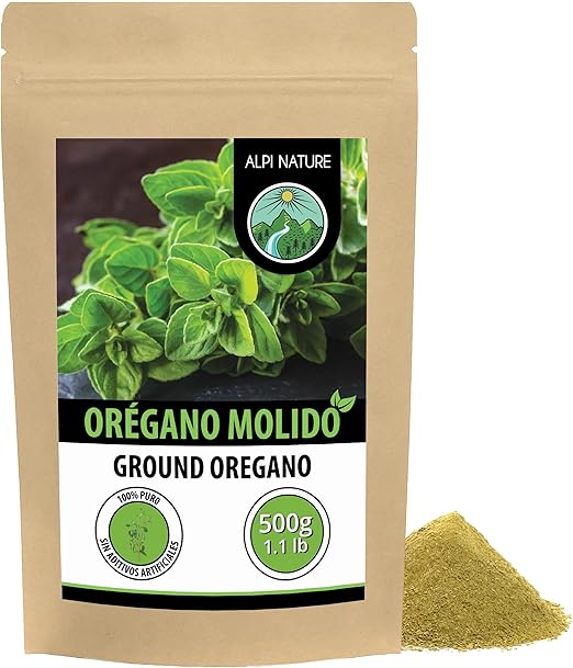 Orégano Seco en Polvo Alpi Nature 500g - Especia para Cocina Mediterránea