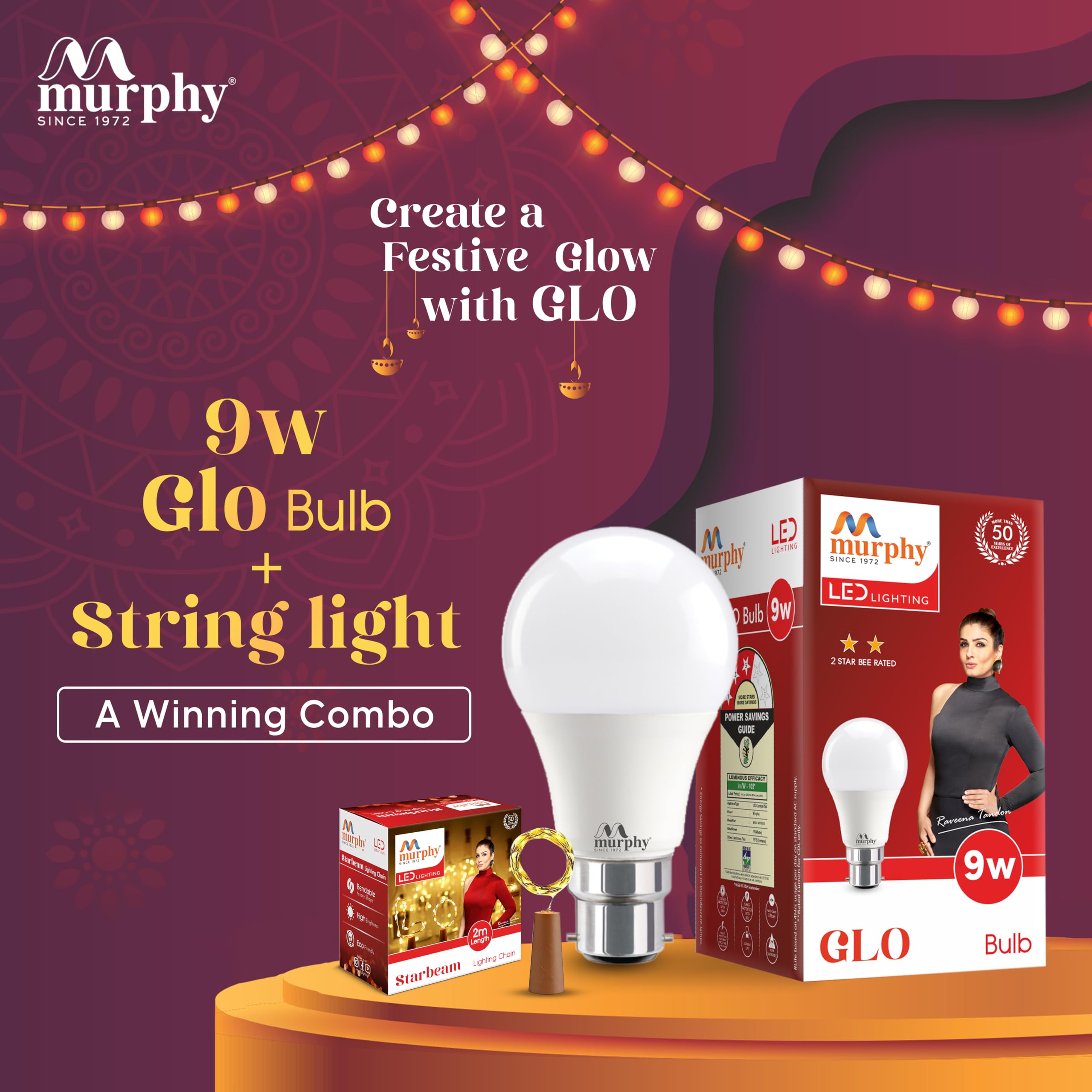 Murphy Base B22 7-Watt LED STD Bulb
