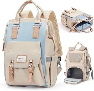 Diaper Bag Backpack, Baby Bags for Mom and Dad Maternity with Stroller Straps Thermal Pockets, Multifunctional Diaper Bags for Baby Boys & Girls, Khaki