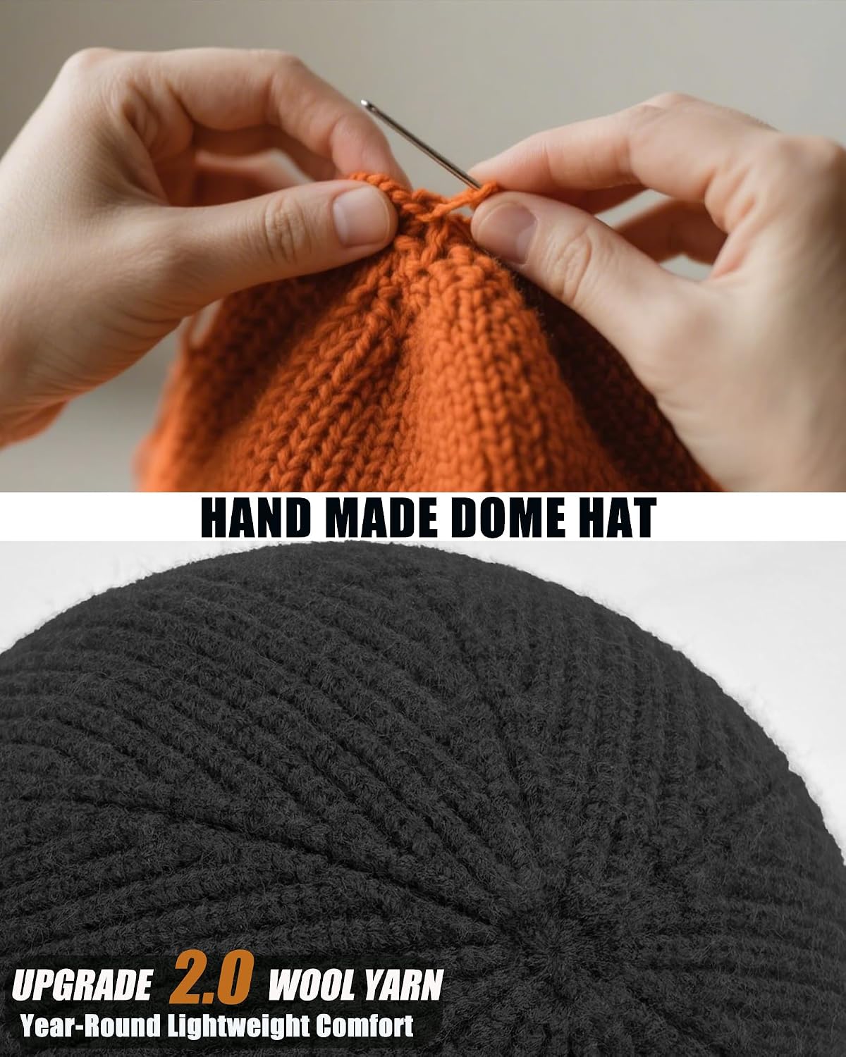 Thin Fisherman Beanie Hat for Men Women Fall Winter -Wool Knit Cuff Short Fashion Watch Cap,Trawler Slouchy Skull Cap
