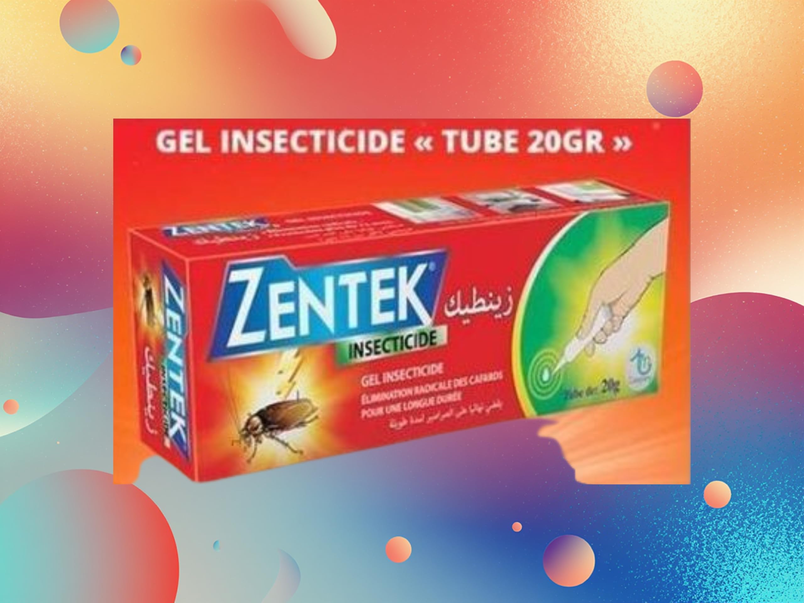 Gel Anti Cafards Extermination Totale En 24/48 h