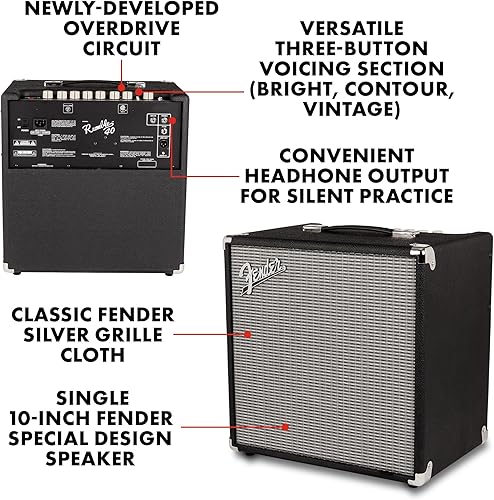 Miniatura 13 de Combo Amplificador Fender Rumble 500 V3 Bass , 25