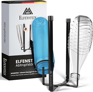 Elfenstein Abtropfgestell Flaschen - klappbar & für alle Flaschen geeignet