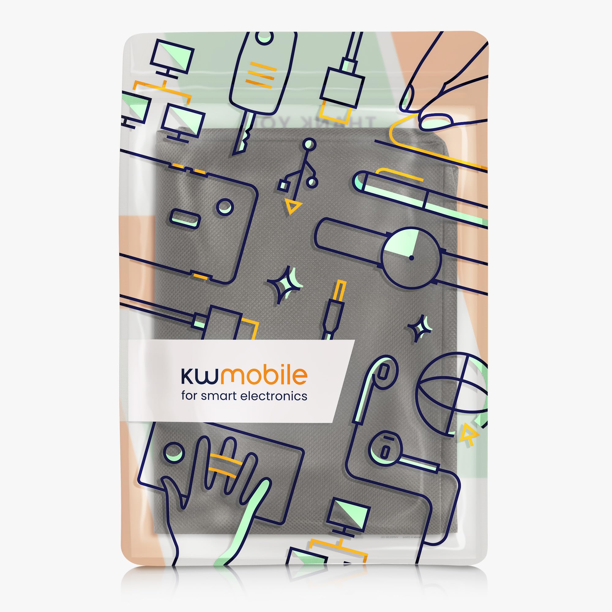 kwmobile Housse compatible Canon TS7650i protection imprimante gris foncé