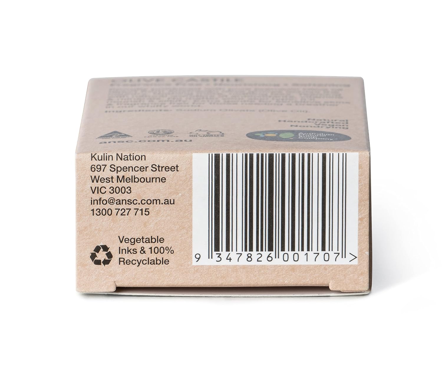 Australian Natural Soap Company Olive Castile Bar Soap – Single Ingredient, Cold-Pressed Olive Oil | Fragrance Free, Hypoallergenic | Vegan, Palm Oil Free | Sensitive Skin | Hand & Body | 100g image 4