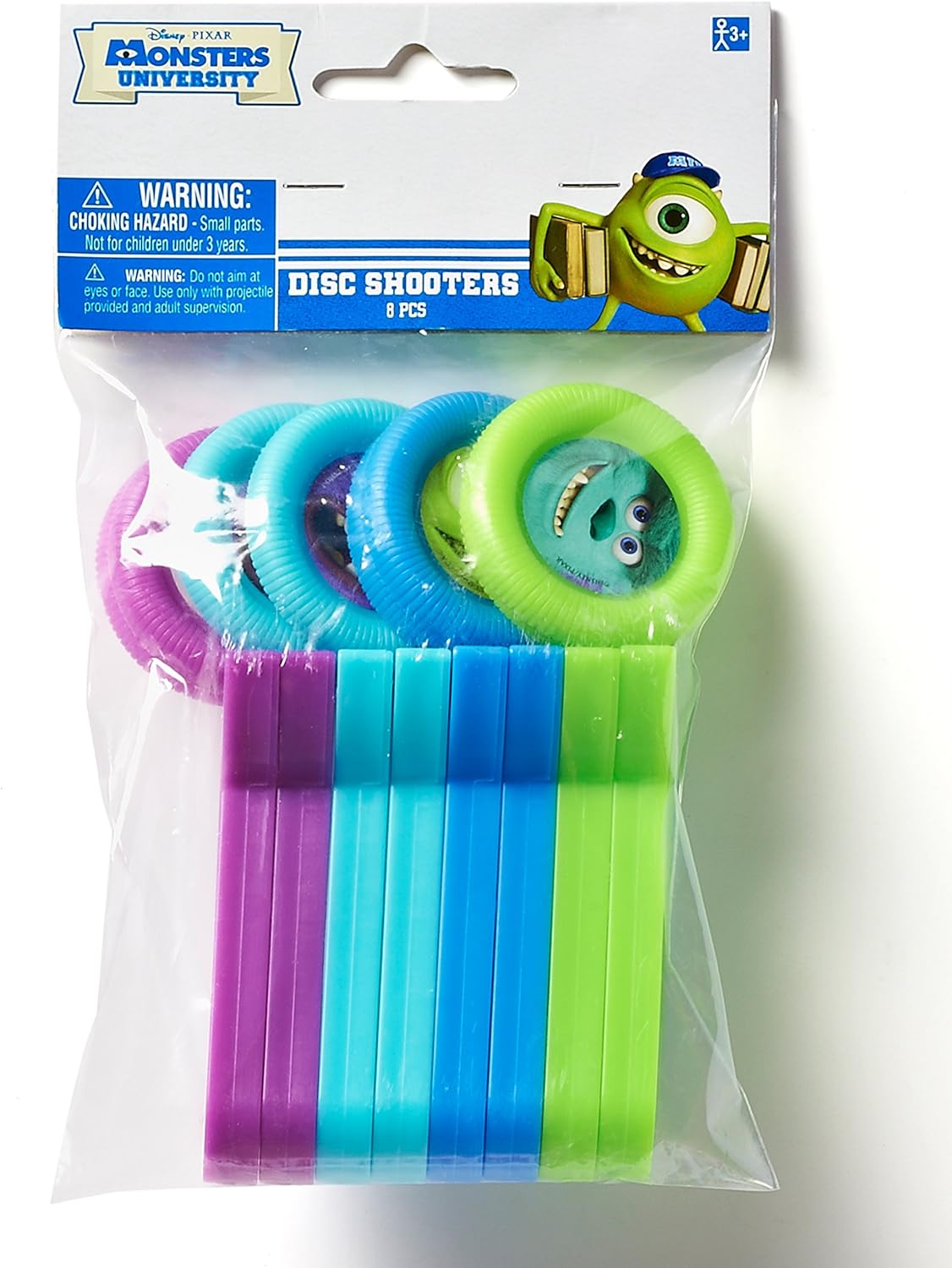 American Greetings Monsters University Party Supplies, Party Favor Disc Shooter (8-Count)