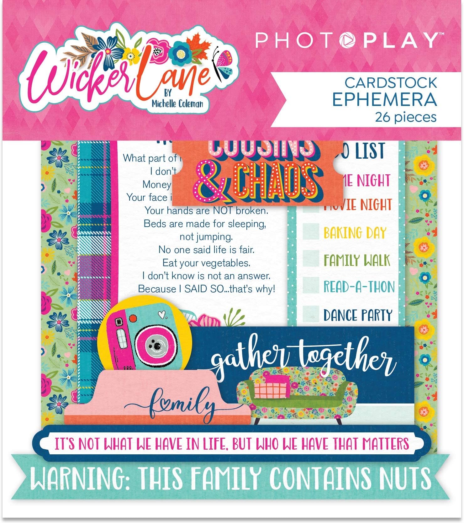 Wicker Lane Ephemera Cardstock Die-Cuts-