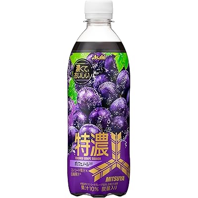 アサヒ飲料 三ツ矢 特濃グレープスカッシュ 500ml×24本 [サイダー]