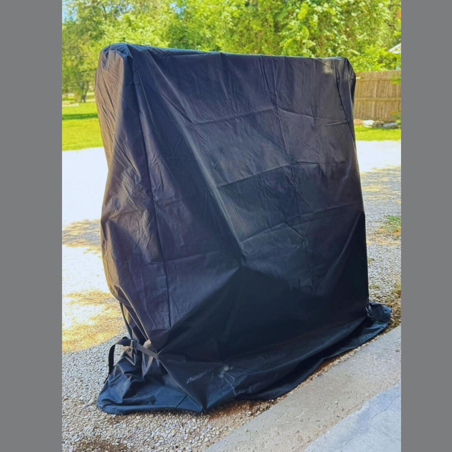 Ping Pong Table Tennis Cover in Black - Durable Waterproof Indoor/Outdoor All Weather Protection, Universal Fit for 9’x5’ Folding Tables - Complete with 4 Ping Pong Balls