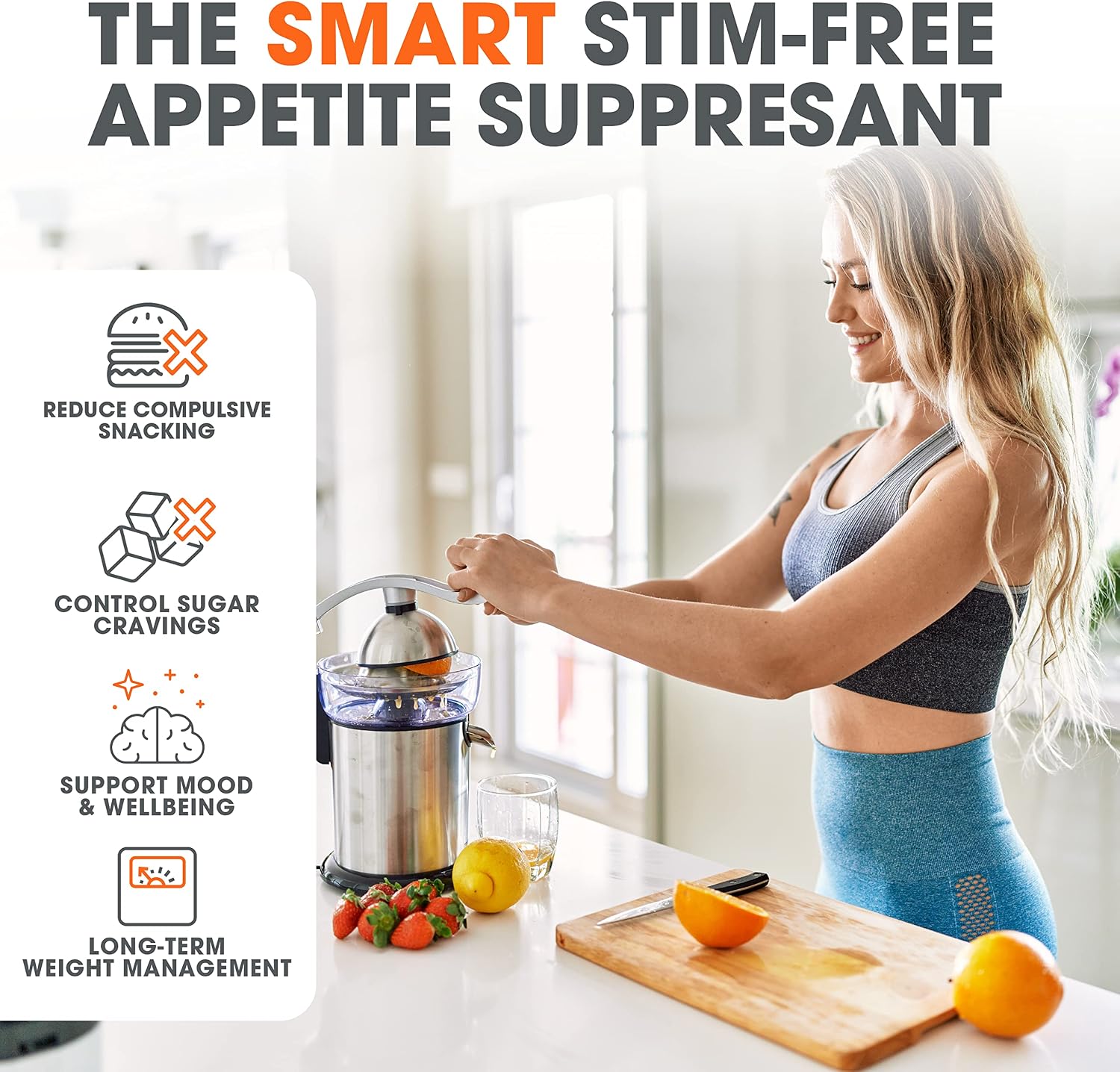 Genius Diet Pills for Weight Los Support, 50 Veggie Capsules - The Smart Appetite Suppressant for Women & Men - Natural 5-HTP & Saffron Supplement - Cortisol Manager & Thyroid Support