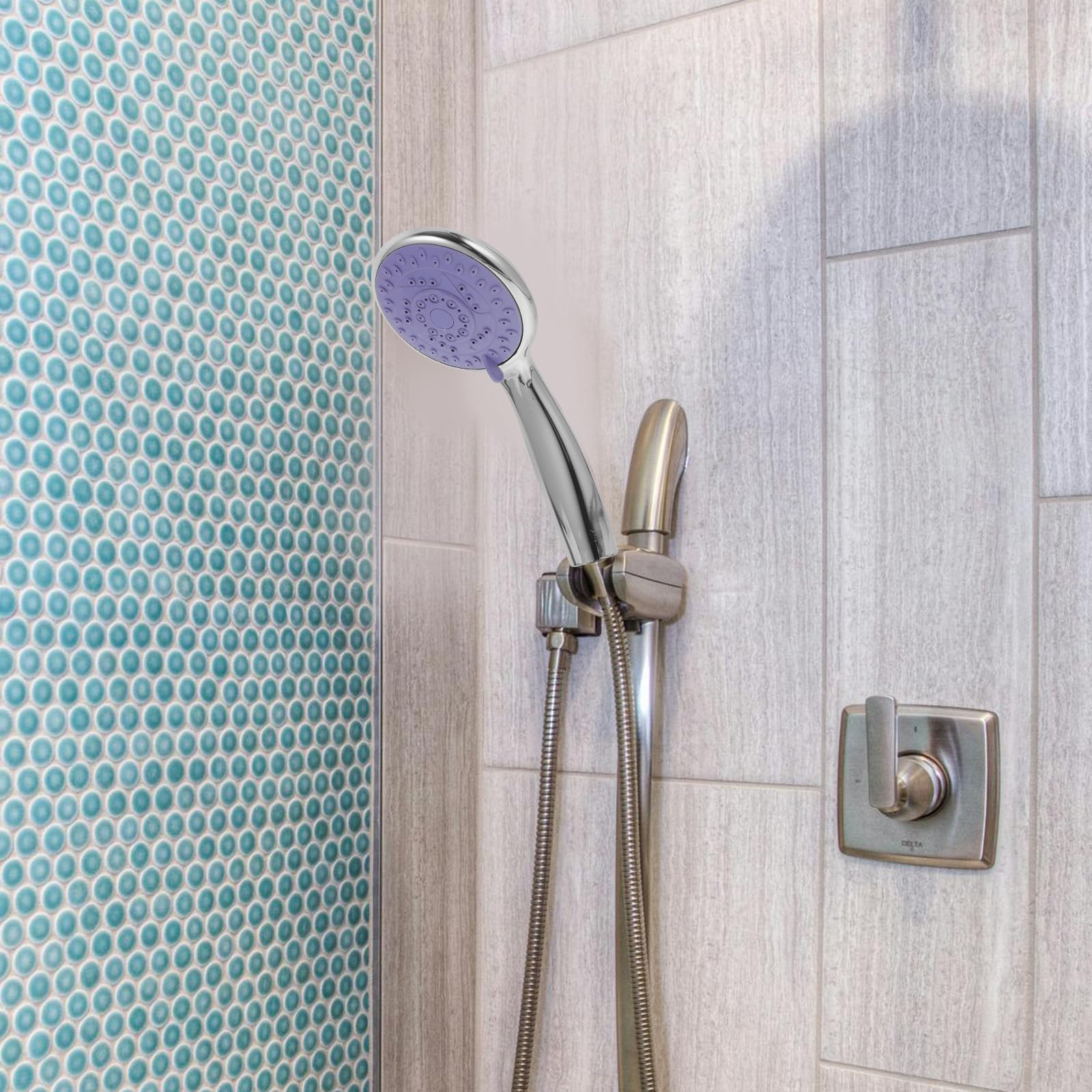 Alipis Conjunto de Grifo para Bañera y Ducha con Cabezal de Ducha de Mano, Manguera Flexible y Accesorios de Acero Inoxidable para Instalación y Duradera Color Aleatorio
