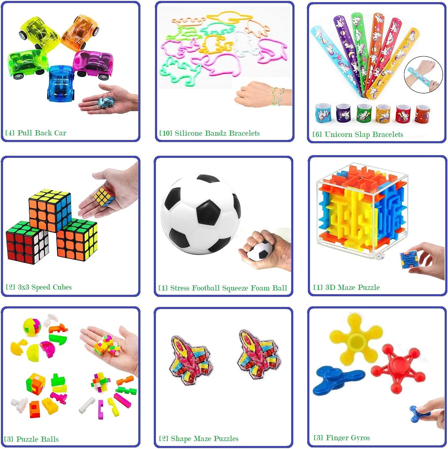 48 Pack Party Favors for Kids Toys Assortment Sensory Fidget Toy Set Birthday Gifts for Boys and Girls School Classroom Rewards Carnival Prizes Treasure Box Goodie Bag Fillers Pinata Stuffers : Toys & Games