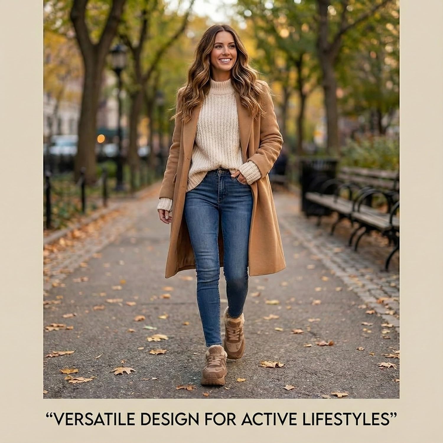 Platform Snow Sneakers for Women Winter Warm Fur Lined Chunky Boots Fuzzy Outdoor Walking Non Slip Fashion Shoes