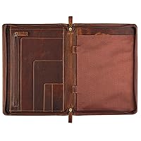 Cartella Portadocumenti In Vera Pelle 'Julius' Vintage - Per Tablet 12 Pollici E A4 - Foto 7