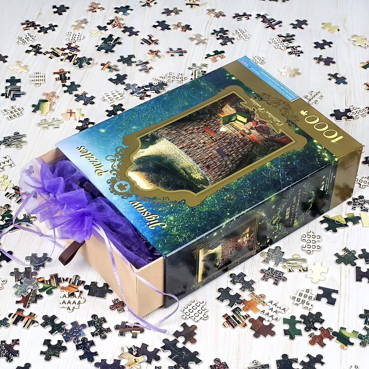 Ingooood- Jigsaw Puzzles 1000 Pieces for Adults- Fantasy Series- Collection Pavilion_IG-0292 Entertainment Toys for Adult Special Graduation or Birthday Gift Home Decor