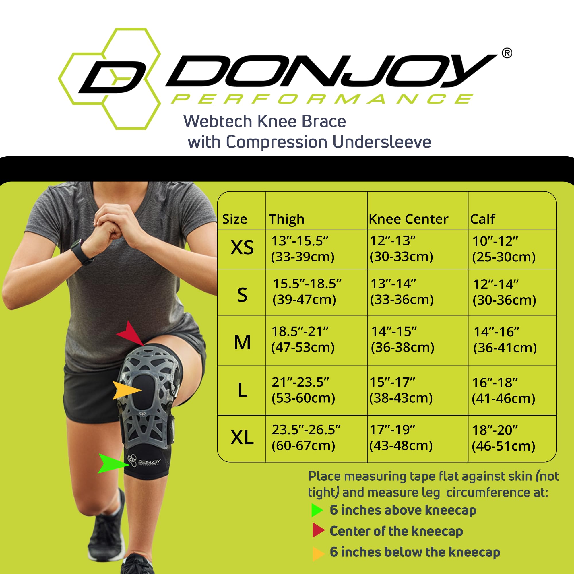 DonJoy Performance WEBTECH - Ginocchiera a compressione