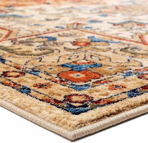 Miniatura 4 de LUXE WEAVERS Alfombra geométrica del suroeste, marfil 5x7