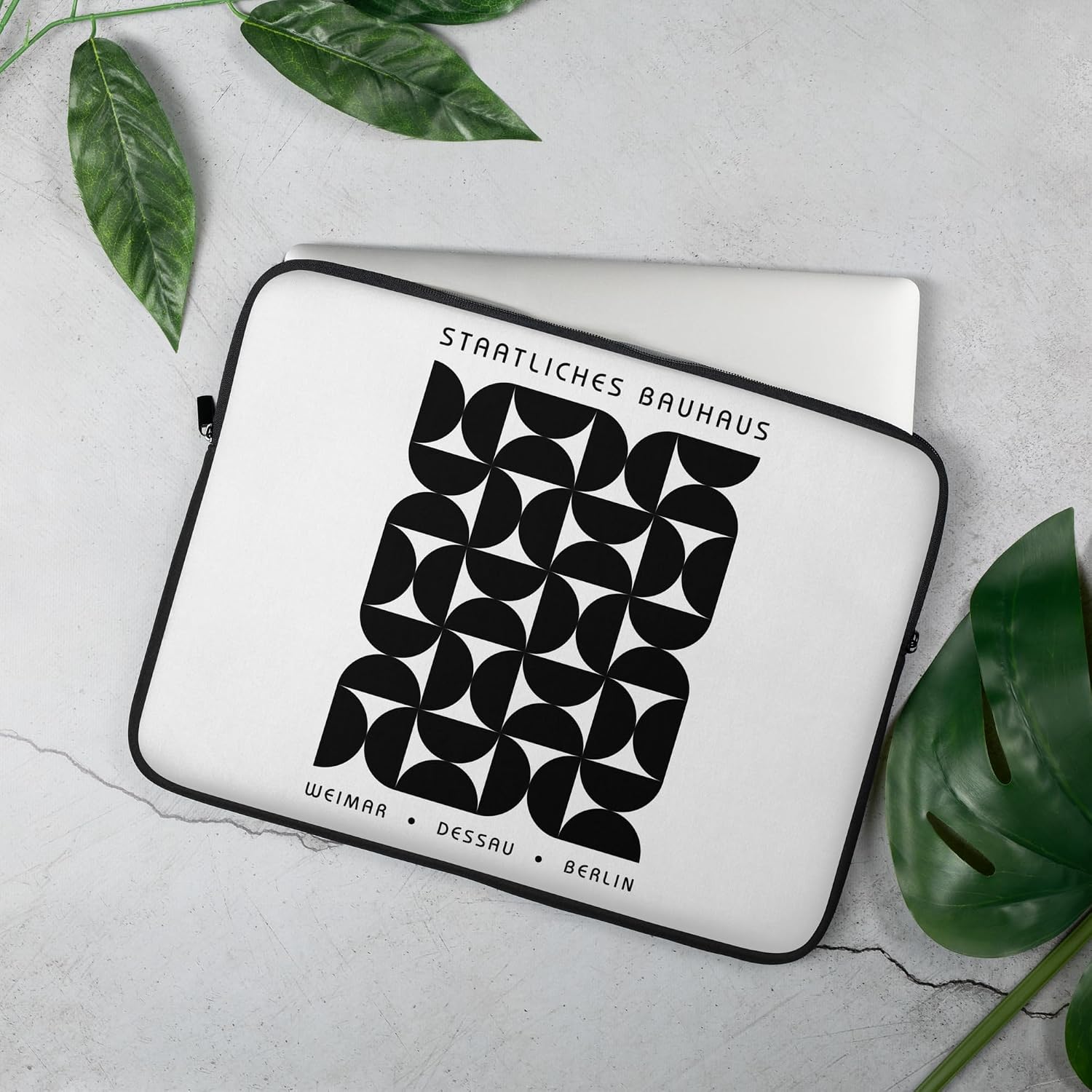 Bauhaus Poster 1923-100 Years of the Design School Graphic Laptop Sleeve image 4