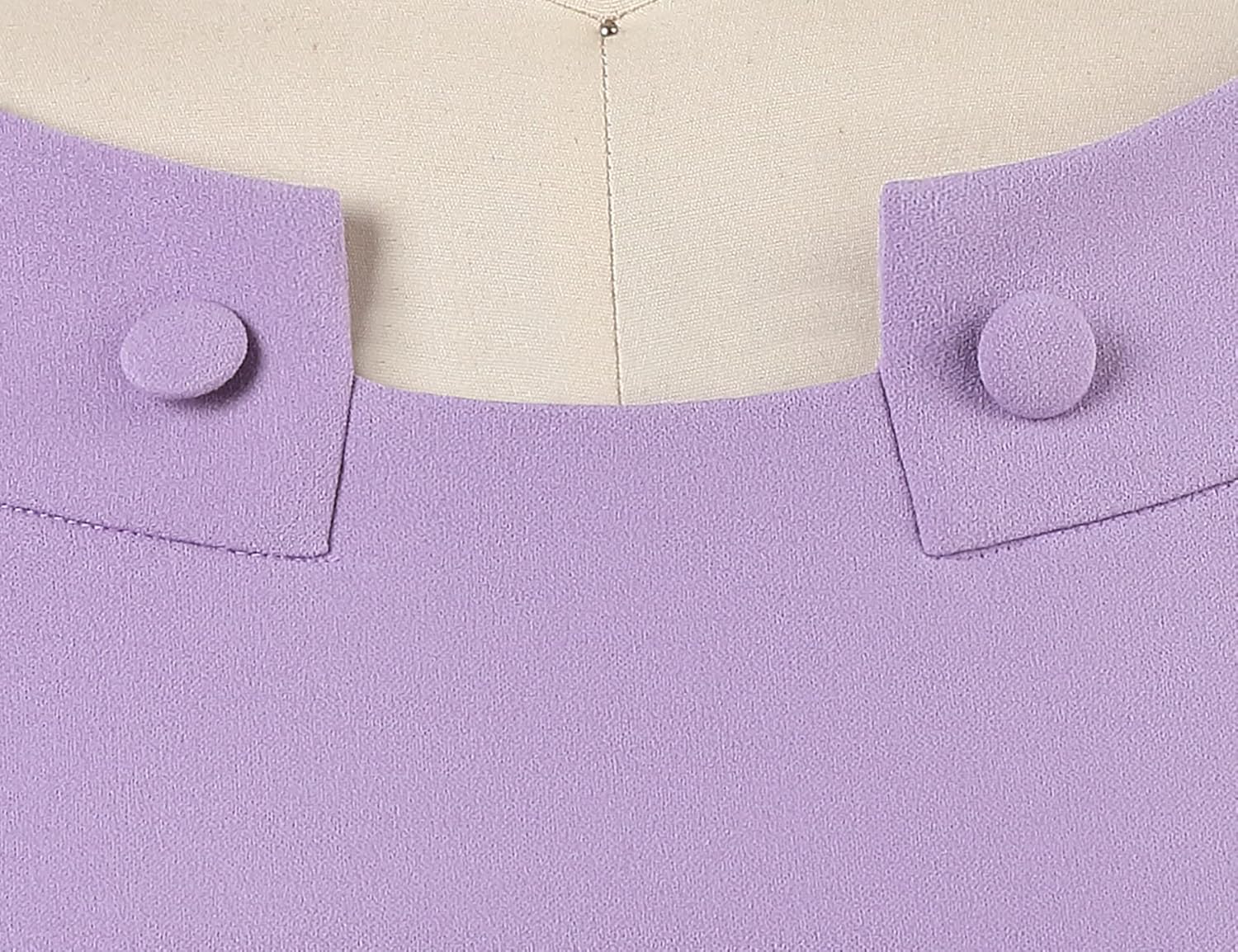 MUXXN Women's 50s Vintage Bodycon 3/4 Sleeve Midi Peplum Business Formal Work Pencil Dresses - Image 4