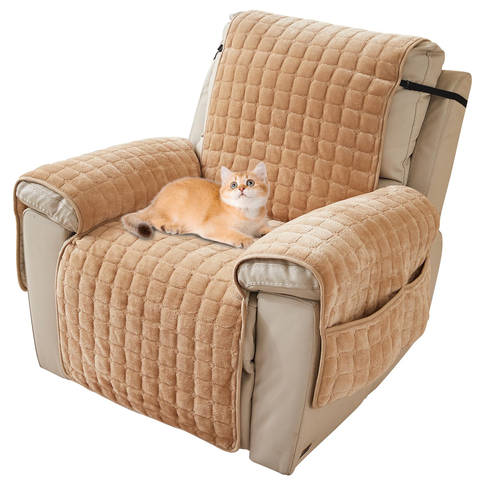 Amazon.com: Lovehavren Plush Recliner Slipcover 23 Inches 