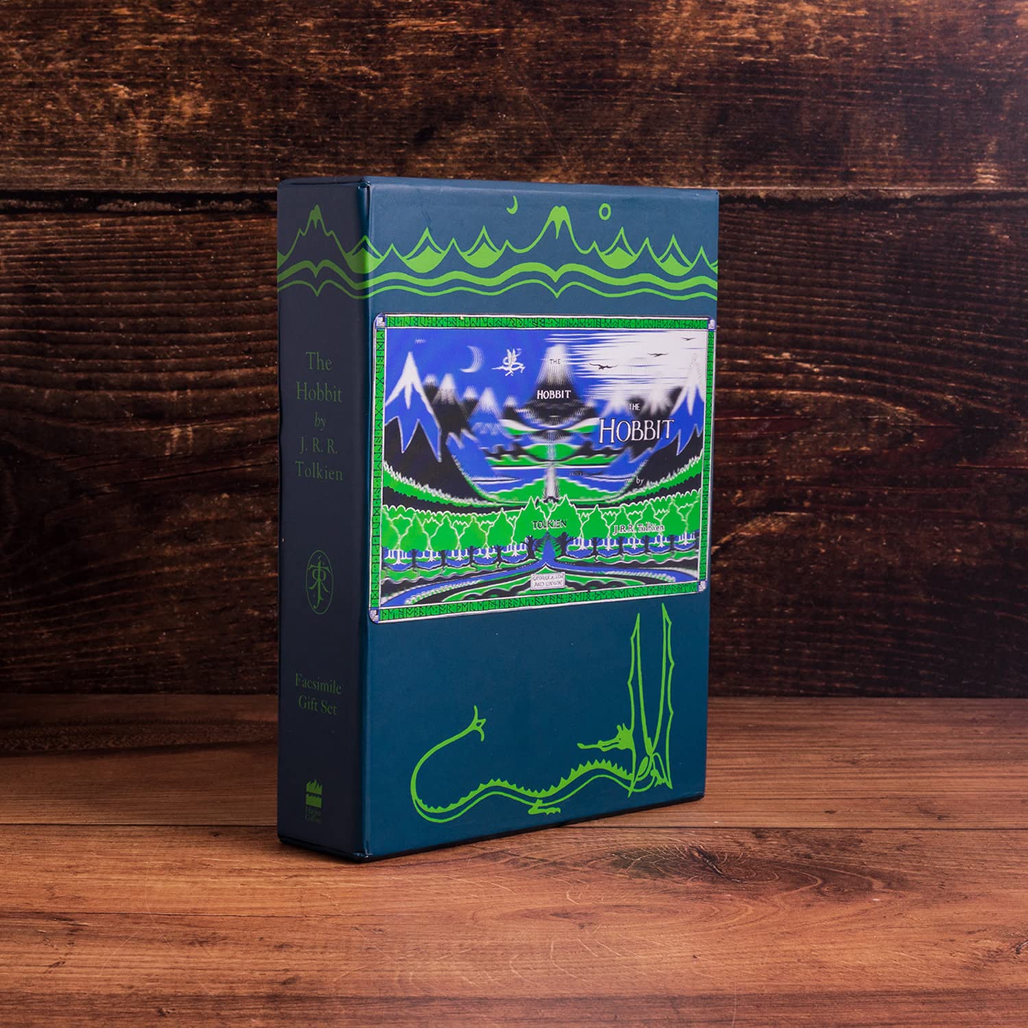 The Hobbit Facsimile Gift Edition [Lenticular cover]: The Classic Bestselling Fantasy Novel      Hardcover – International Edition, August 28, 2018